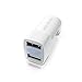 Innergie Duo 21 Watt 2 Port 2.1 Amp USB Auto Adapter for iPhone, iPod, and All Smartphones
