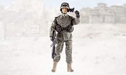 Figura di uomo di azione militare di peacekeeper del mondo | 30,5 cm di altezza | Scala 1: 6 | Combatti il soldato dell'esercito con più di 16 accessori | Destinato a bambini e adulti