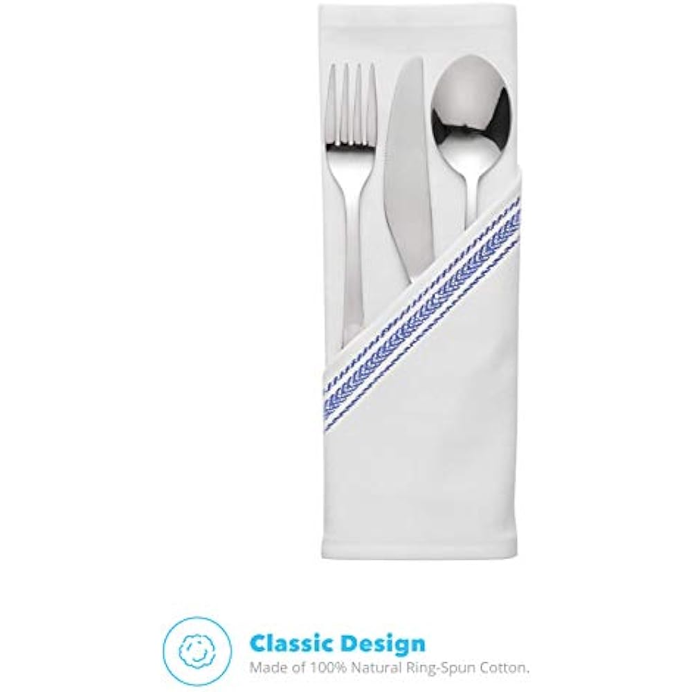 Classic White Kitchen Towels, 15Pack 100 Natural Cotton Dish 14 X 25