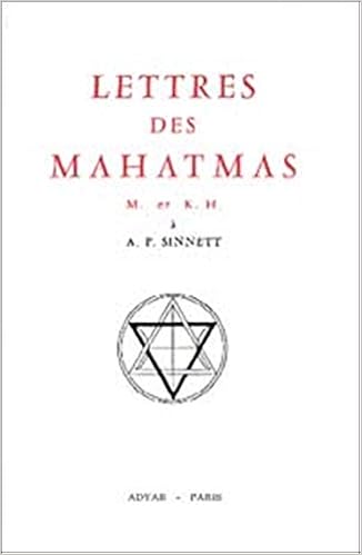 Livres Couvertures de Lettres des Mahatmas