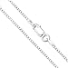 ASHINE Silver Chain Necklace for Women Sterling Silver Chain Chain Necklace Chain Necklaces for Women Chain Necklace for Jewelry Making (1mm Box Chain Lobster Clasp 26 Inches)