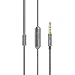 Earbuds In-Ear Headphones Metal Sound Cell Phone Headset Earphones with Mic & Stereo Bass for iPhone 6S Plus 6 5S, iPod, iPad, Samsung S6 Note 5, HTC, LG G4 G3, Android Smartphones, MP3 Players (Grey)
