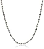 Sterling Silver 2.2mm Twisted Butterfly Chain Necklace, 18
