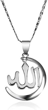 JAGETRADE Unisex Vintage Islamic Muslim Allah Pendant Necklace Religious Jewelry Exquisite