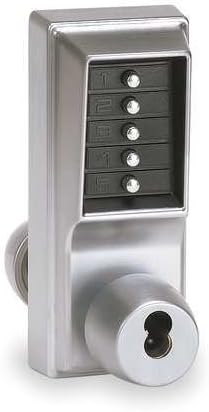 Push Button Lock, Entry, Key Override