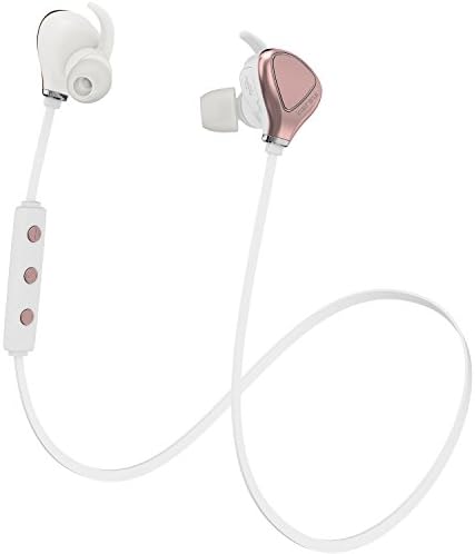 InzhiRui [Upgraded] Bluetooth Earbuds (Rose Gold)