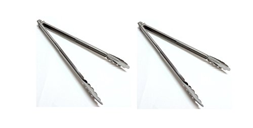 Black Duck Brand Set Of 2 Stainless Steal Tongs! 14