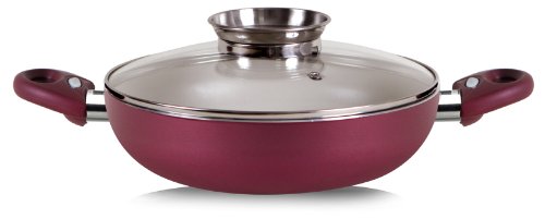 PensofalPrincess Passion Bioceramix Non-Stick Skillet with Aroma Lid, 11-Inch -