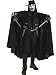 Rubie's Costume Co. Men's V for Vendetta Deluxe Costume Cape, black, One Size