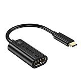 USB C to HDMI Adapter (4K@60Hz), CHOETECH USB 3.1 Type C (Thunderbolt 3 Compatible) to HDMI Adapter Compatible with Samsung Galaxy S10/S10+/S9/S9+/Note 9/8/S8/S8 Plus, 2018/2017 MacBook Pro, 2017 iMac