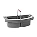 Rubbermaid Commercial BRUTE Maid Caddy compatible with BRUTE 44 GAL Containers, Gray, for Cleaning Tool Storage for Wipes/Spray Bottles/Brushes/Dustpans/Scrubbers/Gloves