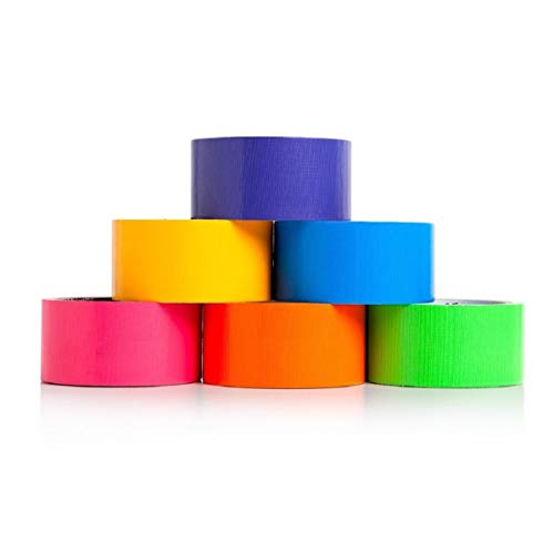 Boddenly Multi Colored Duct Tape,12 Pack Variety Set,10 Yards x 2 inch Rolls,Fun DIY Art Kit for Girls & Boys Kids Craft Duck Set,12 Assorted Color,Duct Tape Bulk Lot for Duct Tape Designs,DIY Crafts