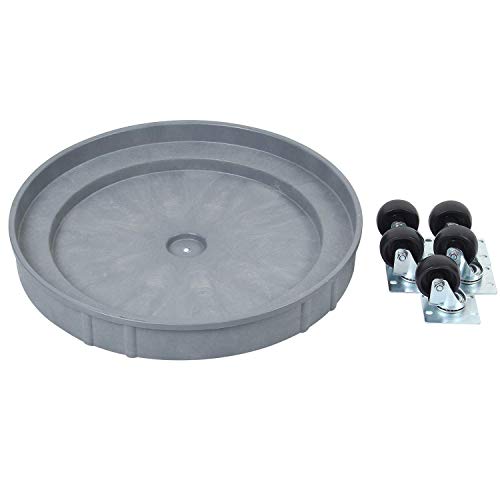 Amarite Plastic Drum Dolly for 30 gal and 55 gal Drums, 900 lb. Capacity