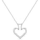 Dainty Heart Ring Holder Necklace for Women Men Cute Simple Love Heart Saver Pendant Ring Keeper Necklaces Chain Bride Wedding Engagement Jewelry Birthday Valentine's Day Gifts Wife Girlfriend Mother