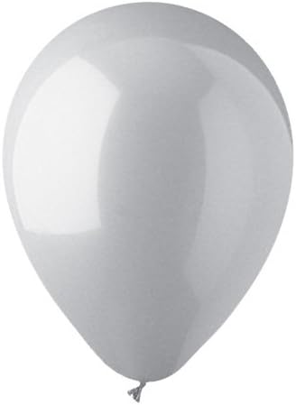 CTI Balloons 912111 Latex Balloons Foil, Gray