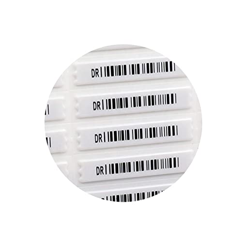 AM Security Labels 58kHz Adhesive Security Labels 5000 Pcs - Compatible with EAS Acousto-Magnetic Systems for Retail Anti-Theft Equipment