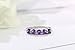 Gem Stone King Purple Amethyst 925 Sterling Silver Gemstone Birthstone Women's 5-Stone Ring (1.75 Ct Round Cut)