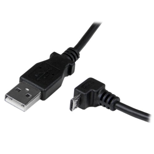 StarTech.com 2m Micro USB Cable Cord, Black (USBAUB2MD)