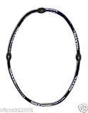 Nikken 1 PowerBand Neck Necklace - 19084, Black, Magnetic Therapy + Far Infrared + Negative Ion, Stylish and Durable - Helps to Relax and Energize your Muscles