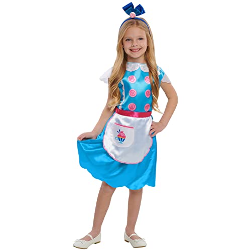 ALICE WONDERLAND BAKERY Disney Junior Dress Up Set with Trunk, Size 4