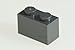 200x Lego Dark Stone Grey 1x2 Bricks Super Pack