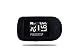 Concord Fingertip Pulse Oximeter with Reversible Display - Blood Oxygen Saturation Monitor with Carrying Case, Batteries and Lanyard - Easy to Use, Accurate SpO2 & Pulse Measurement (Black Ox)