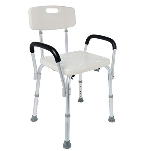 Orcbee_Medical Tool Assembly Spa Bathtub Adjustable Shower Chair for Elderly Handicap (D) - Thumbnail 5