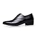 ZRO Men's Lace Up Formal Modern Oxford Dress Shoes Black US 9.5