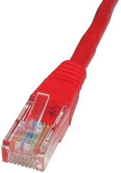 World of Data 2m RED CAT6 Network Cable (100% Copper Wire) - RJ45 - Ethernet - Patch - LAN - 10/100/1000 - Gigabit
