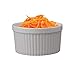 HIC Kitchen Souffle Ramekin Set, Fine White Porcelain, 14-Ounce, Set of 4