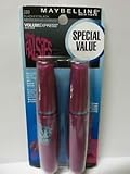 Maybelline New York Volum'Express the Falsies Washable Mascara Special Value Pack(pack of 2- 0.25 Fl. Oz.), 280 Blackest Black,