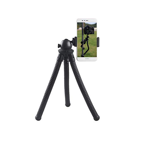 Mini Tripod, ZENEZ Flexible Phone Tripod Camera Travel Tripod with Bluetooth Control for GoPro and Small Camera, Waterproof