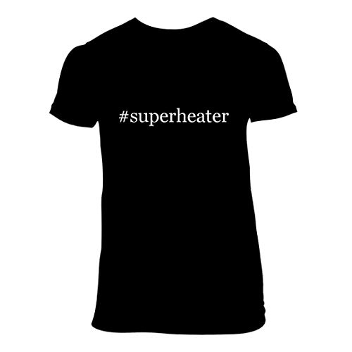 #Superheater - A Nice Hashtag Junior Cut Women's Short Sleeve T-Shirt, Black, Medium