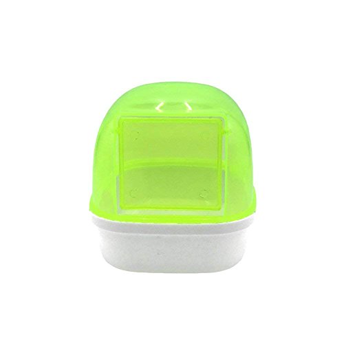 Ocamo Small Animal Plastic Hamster Bathroom Bath Sand Room Sauna Toilet Bathtub Dustproof Plastic Box for Small Pet - Thumbnail 2