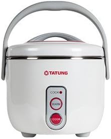 3-Cup Multifunction Indirect Heat Rice Cooker Steamer and Warmer by Tatung