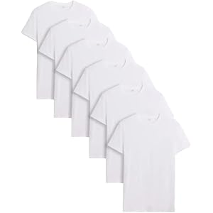 GAP Men's 6-Pack Crewneck Undershirt