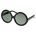zeroUV - Womens Fashionably Oversized Large Round Bold Fashion Sunglasses
