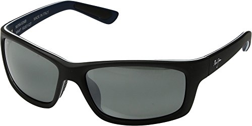 Maui Jim Sunglasses | Kaupo Gap B437-03M | Matte Blue Aviator Frame, Polarized Blue Hawaii Lenses, with Patented PolarizedPlus2 Lens Technology