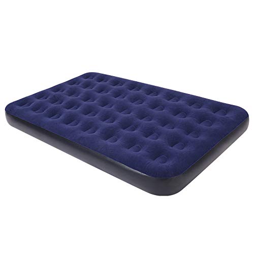 Tuomico Queen Air Mattress Camping Blow up Bed Raised 9 inch Inflatable Airbed for Guest, Travel, and Home
