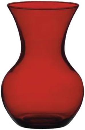 Syndicate Sales 7" Sweetheart Vase, Ruby