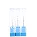 3PCS Carbide Nail Drill Bits Small Ball Diamond Burr Nail Art Tools For Cuticle Clean Gel Removal