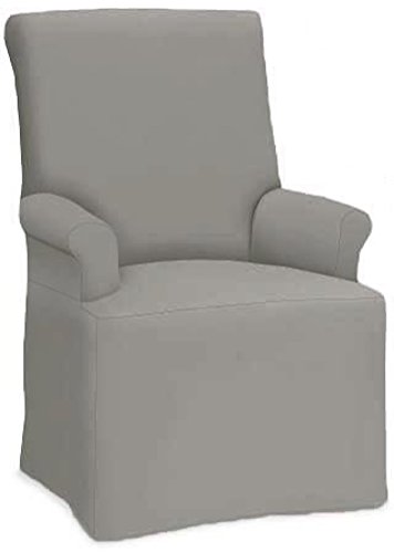The Light Gray Cotton Chair Cover Only Fits Pottery Barn