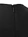 Dressystar DS1956 Women Vintage 1950s Retro Rockabilly Prom Dresses Cap-Sleeve XXL Black