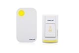 RoyalStyleÂ® FORECUM 4 Waterproof Wireless Smart Doorbell Single Receiver DC DoorBell(Yellow&White)