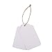 StillCool Kraft Paper Tags, 100pcs White Gift Tags with Twine Perfect for Arts and Crafts