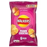 Crisps Walkers Prawn Cocktail 6X6X25G