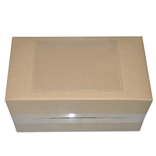 Mionno 7.5" x5.5" Clear Strong Adhesive Invoice Enclosed Pouches, 200pcs Packing List/Shipping Label Envelopes Pouches for Mailing Shipping Business (Long Side Loading)