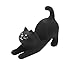 Black Cat Smartphone Stand primary