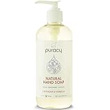 Puracy Natural Liquid Hand Soap - Sulfate-Free - THE BEST Hand Wash - Lavender & Vanilla - Developed by Doctors - All Ages & Skin Types - Clinical-Grade Sea Salt, Vitamin E, Aloe Vera