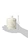 Luxury Hand-Carved Natural Marble Storage Jar – Heavy-Duty Container for Cotton Balls, Swabs, Jewelry and Spices, Made from Taiwan Yushan Stone, Chemical-Free and Elegant, Off-White